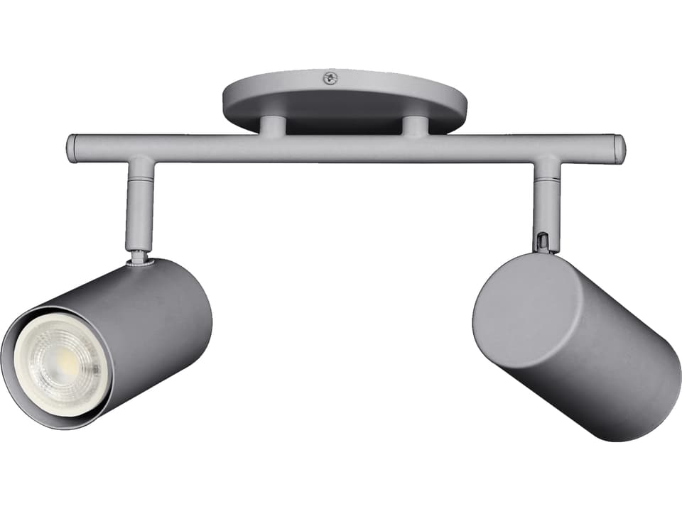 Taylor 2-Light Satin Chrome Cylinder Track & Rail Light