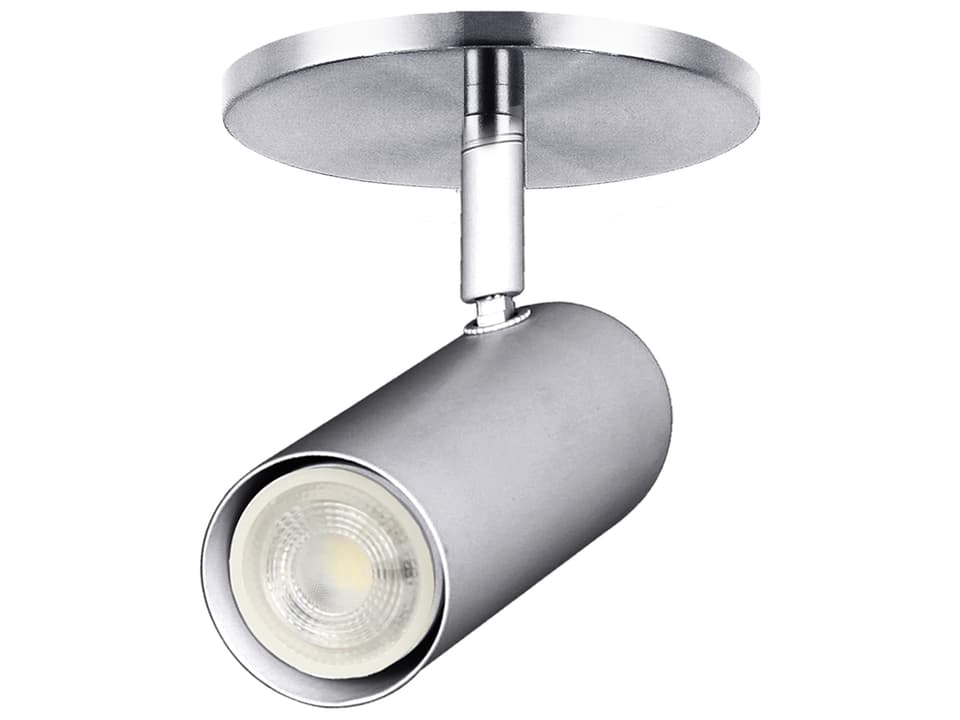Taylor 1-Light Satin Chrome Cylinder Track & Rail Light