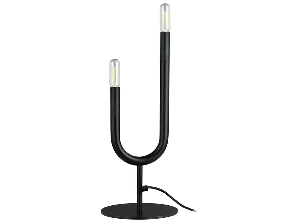 Wand Matte Black Table Lamp