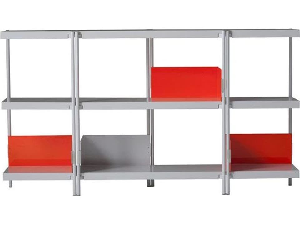 Zigzag Bookcase by Konstantin Grcic Modular Steel Shelving Unit