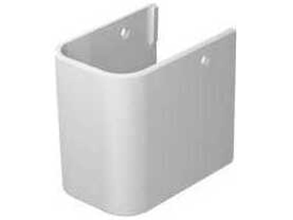 Happy D.2 Ceramic Siphon Cover in White