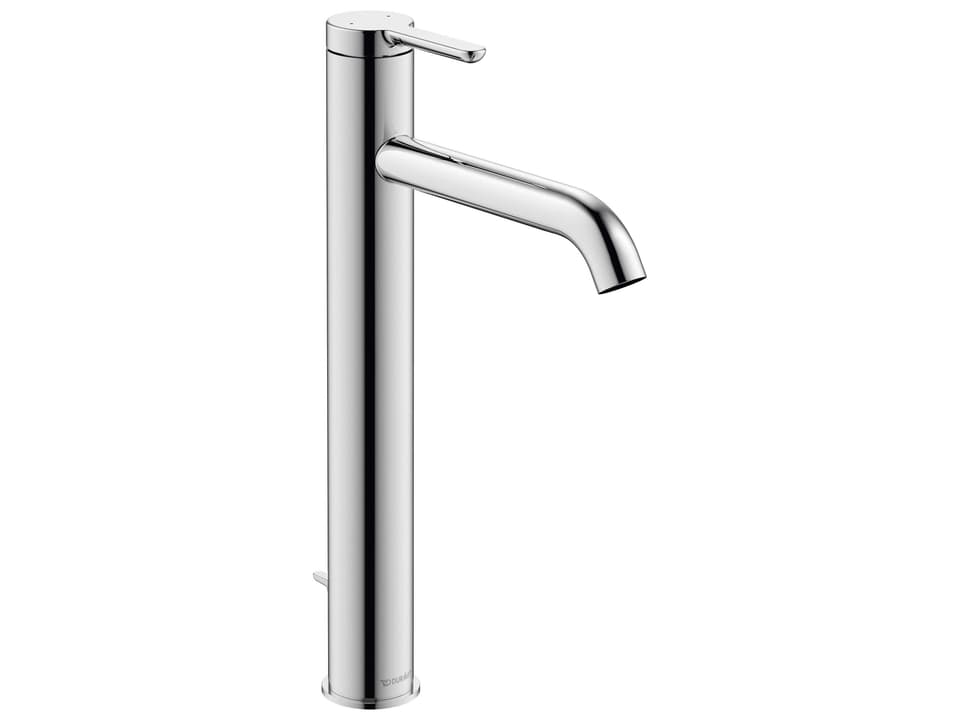 C.1 Chrome Single Lever Vessel Sink Faucet with Pop Up Drain