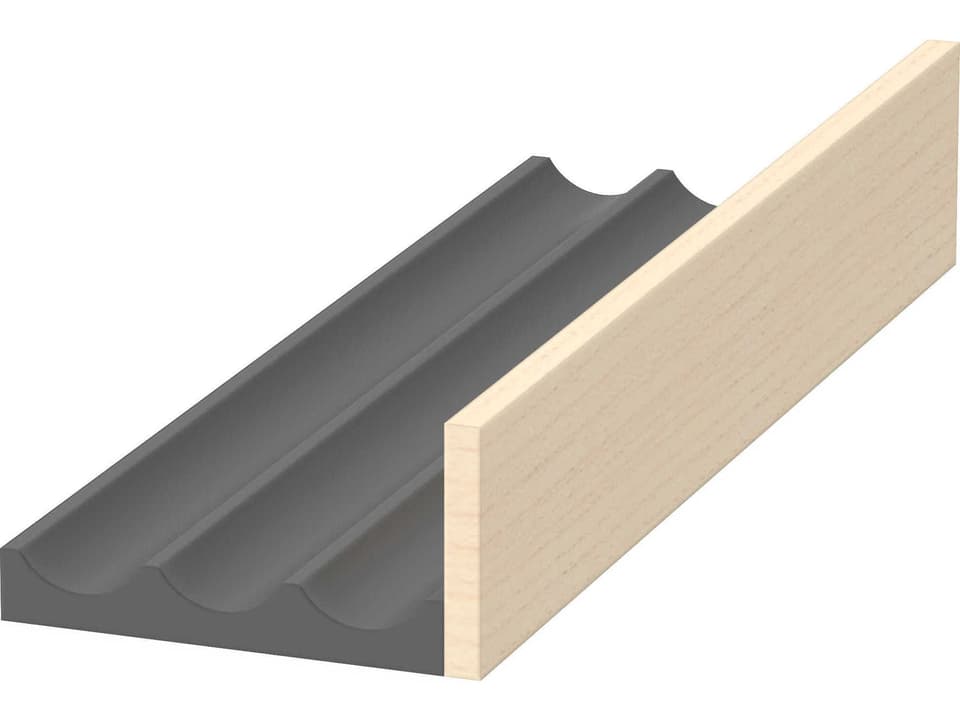 4 Inch by 13 Inch Maple Wood Drawer Organizer
