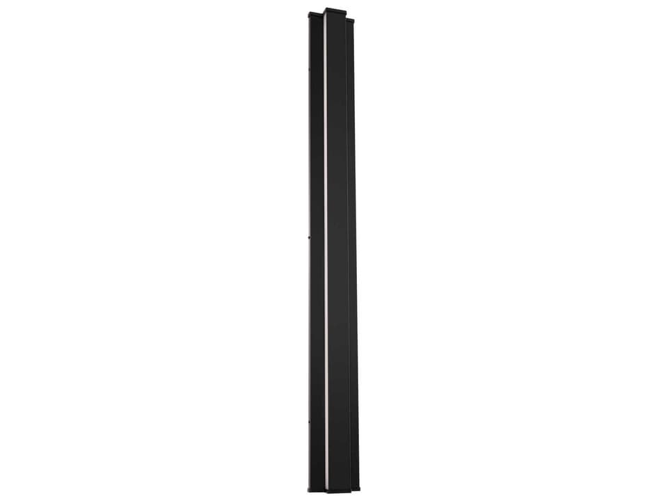 dweLED Revels 48-Inch LED Outdoor Wall Sconce in Black with Selectable CCT