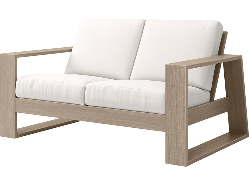 Novara Outdoor Patio Loveseat Aluminum