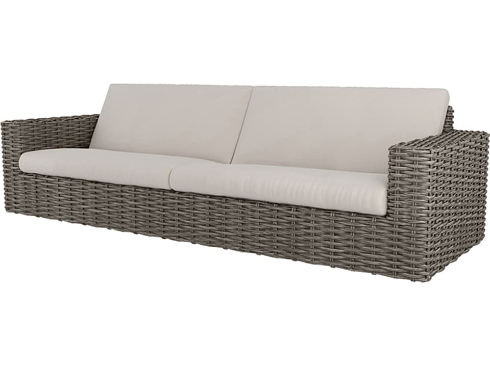 Mia Eco-Weave Wicker XL Outdoor Sofa with Cushions