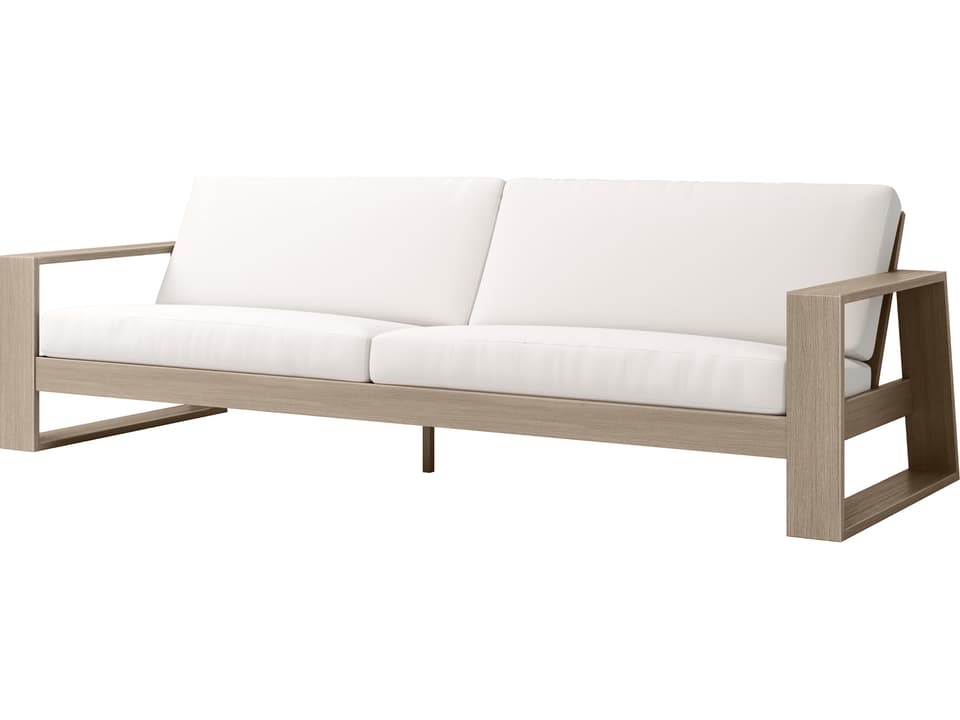 Novara Aluminum XL Outdoor Patio Sofa
