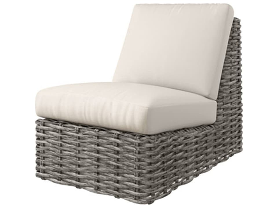 Mia Wicker Modular Outdoor Lounge Chair