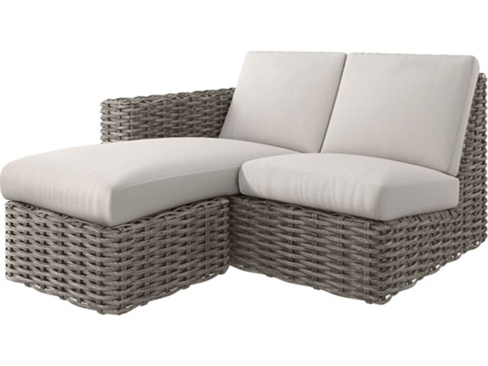 Mia Cushion Wicker Right Loveseat Section