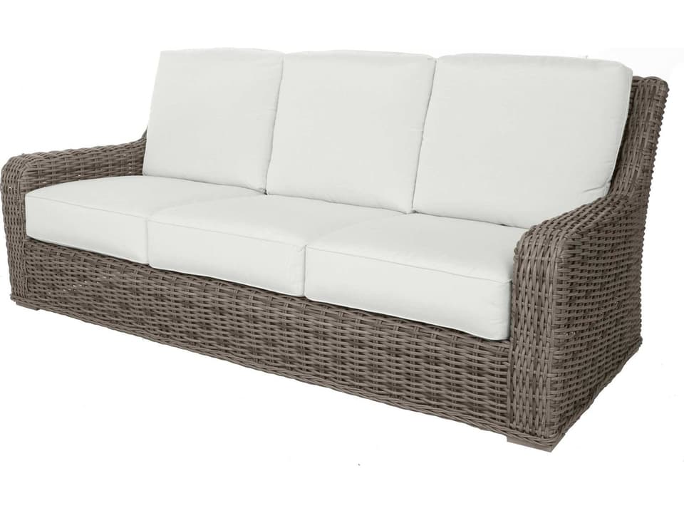Laurent Wicker Patio Sofa