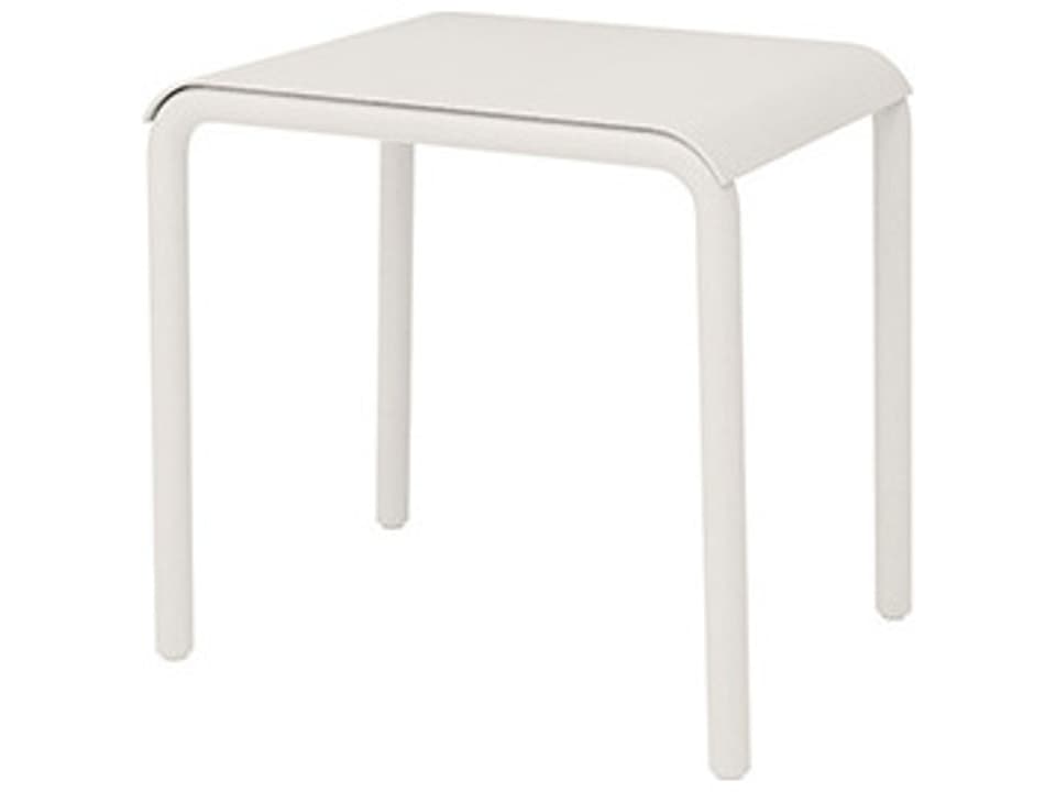 Cabana Aluminum Rectangular End Table Modern Outdoor Furniture