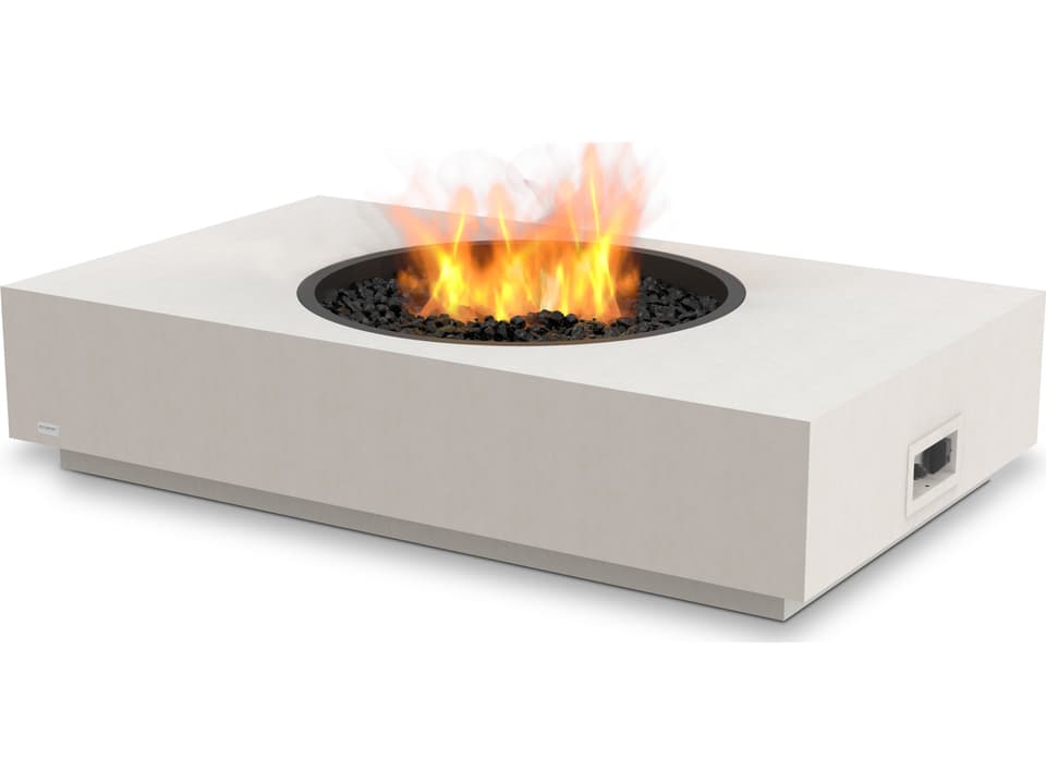 Martini 50 Fire Pit Table in Bone Concrete