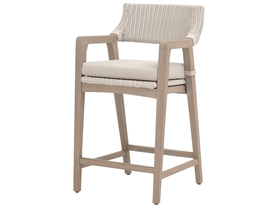 Woven - Outdoor Lucia Wicker Cushion Counter Stool