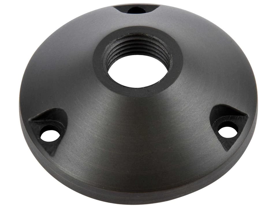 Aera Round Brass Landscape Surface Mount Plate in Dark Bronze