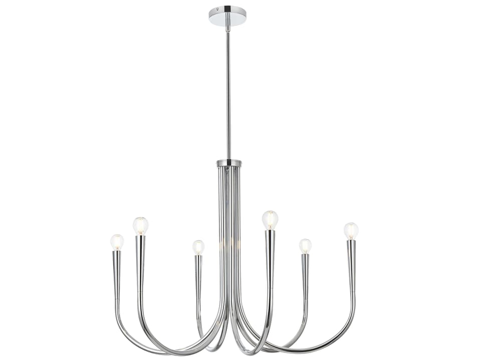 Layne 6-Light Chandelier in Chrome