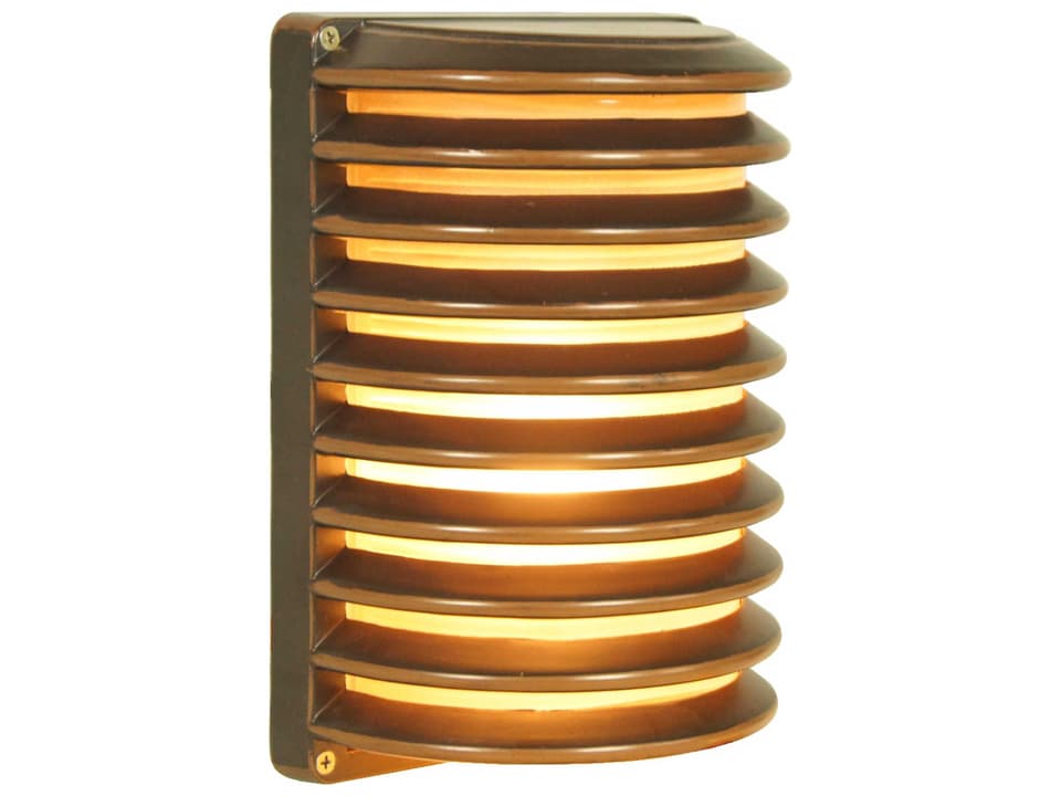 Ogun 1-Light Outdoor Wall Sconce in Oil Bronze with Frosted Glass