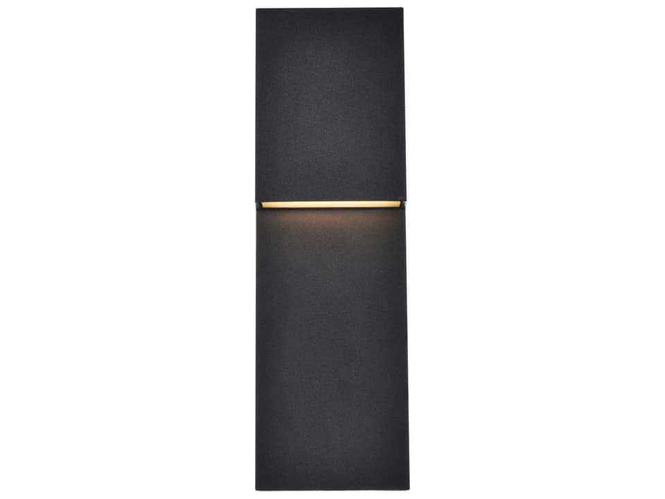 Raine LED Outdoor Wall Sconce in Black