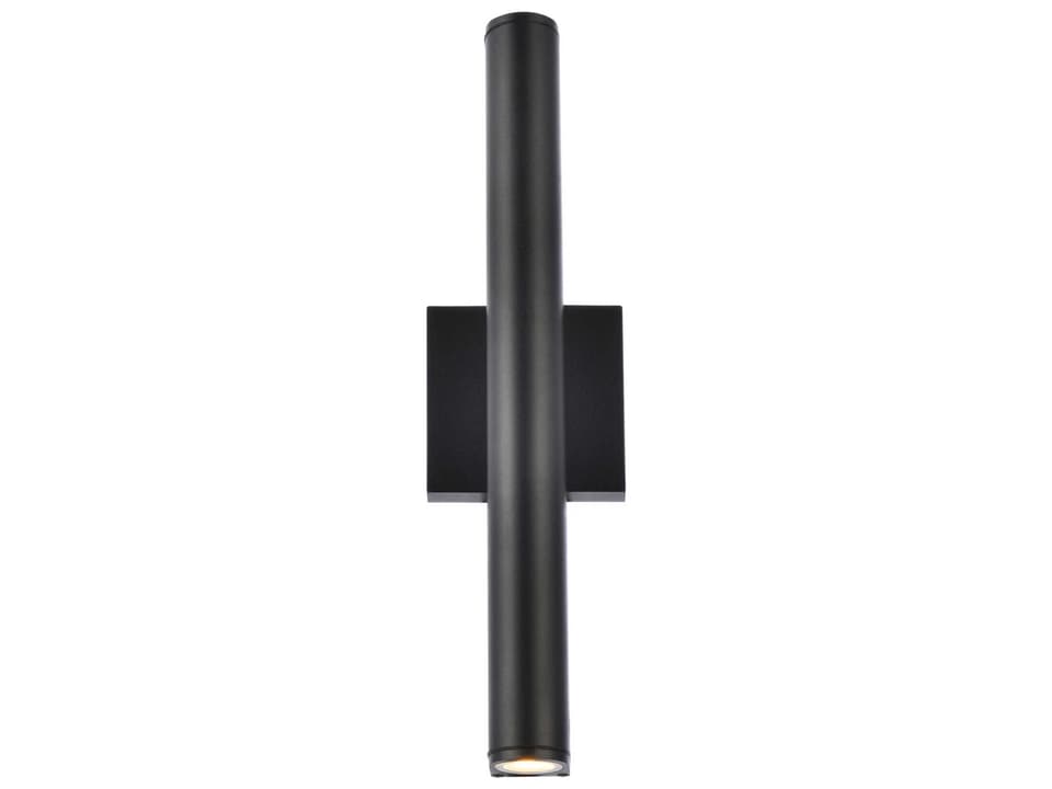 Raine LED Outdoor Wall Sconce in Black