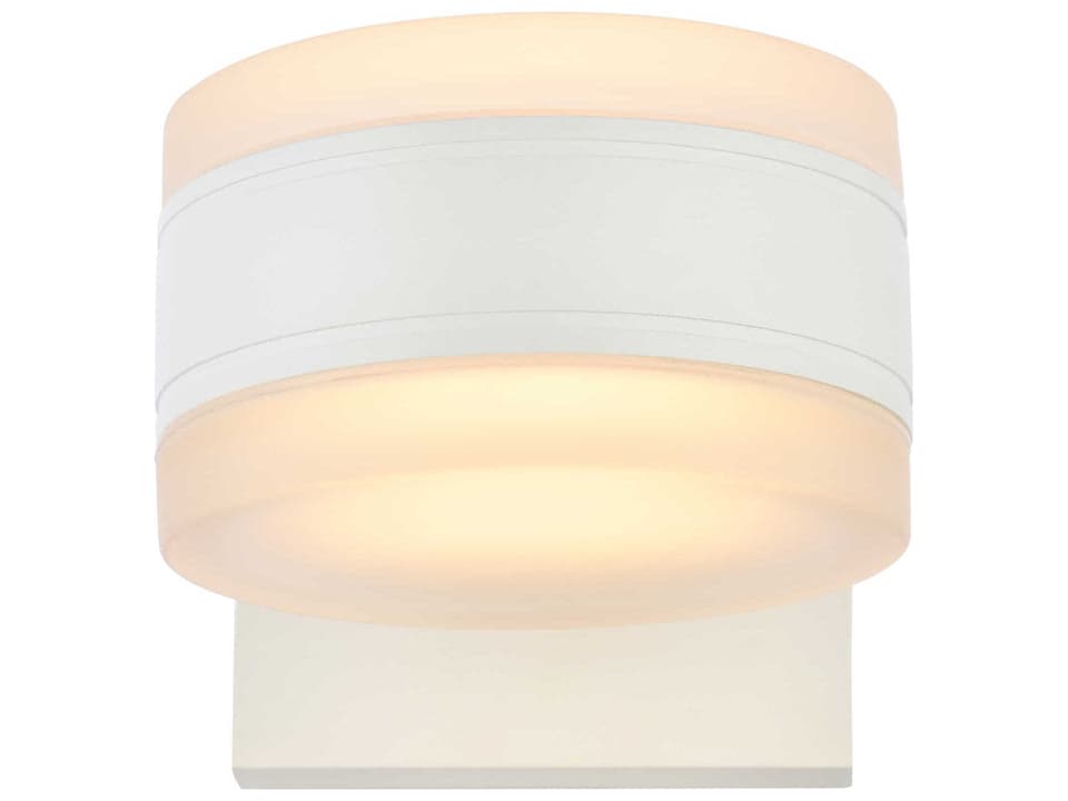 Raine LED Outdoor Wall Sconce in White