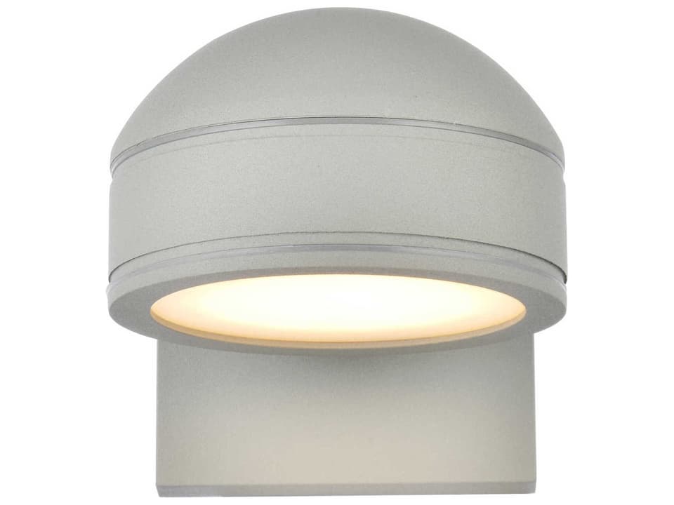 Raine LED Outdoor Wall Sconce in Silver