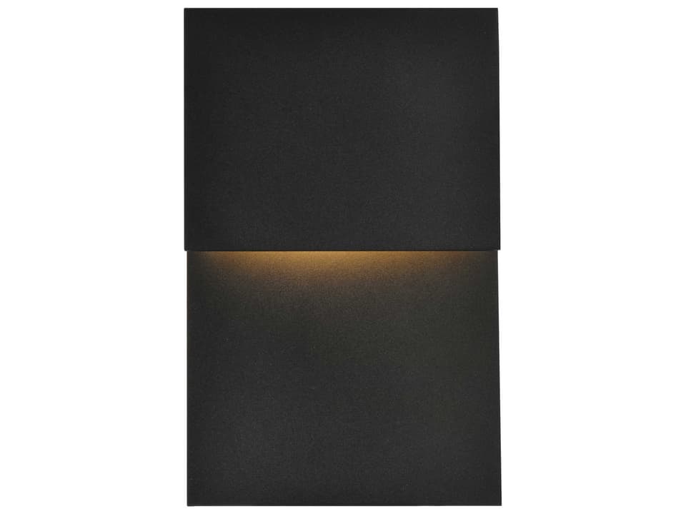 Raine LED Outdoor Wall Sconce in Black