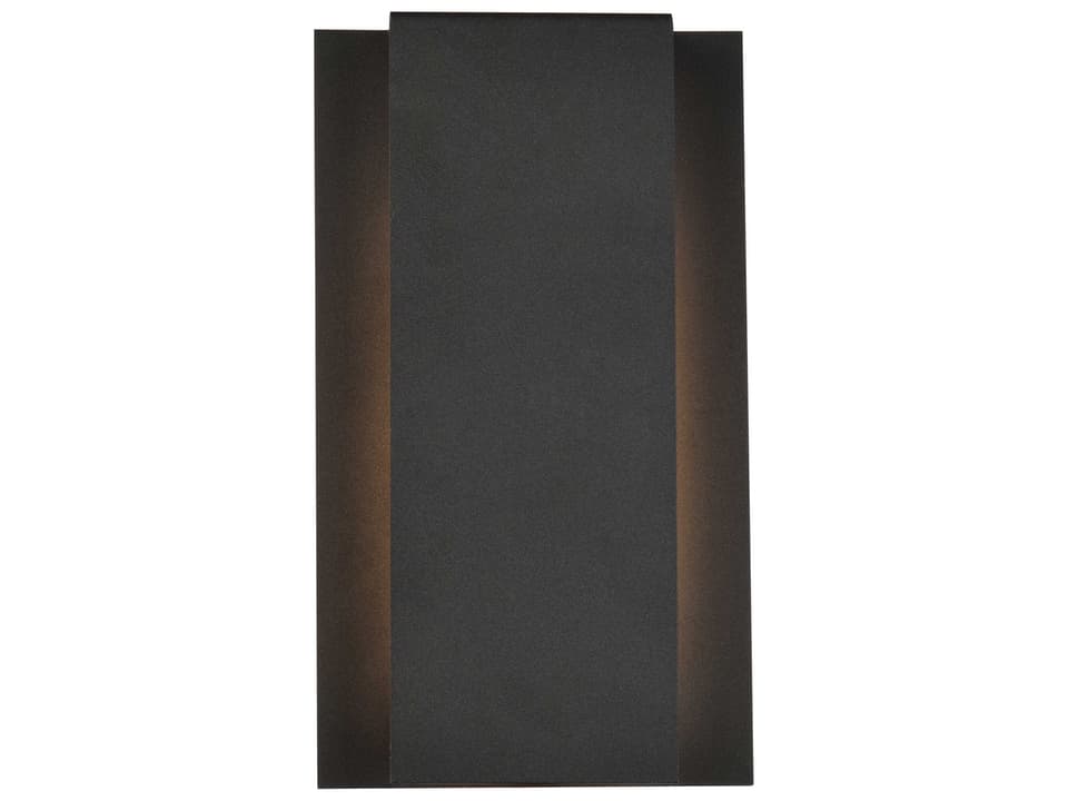Raine LED Outdoor Wall Sconce in Black