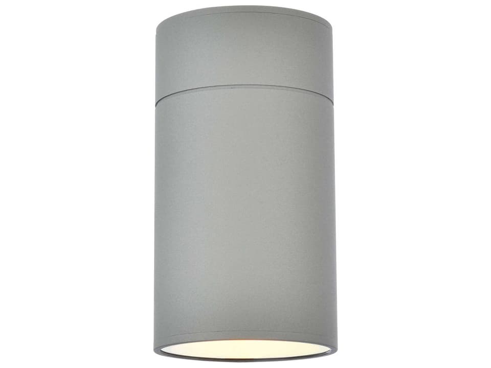 Raine 1-Light Outdoor Wall Sconce in Silver