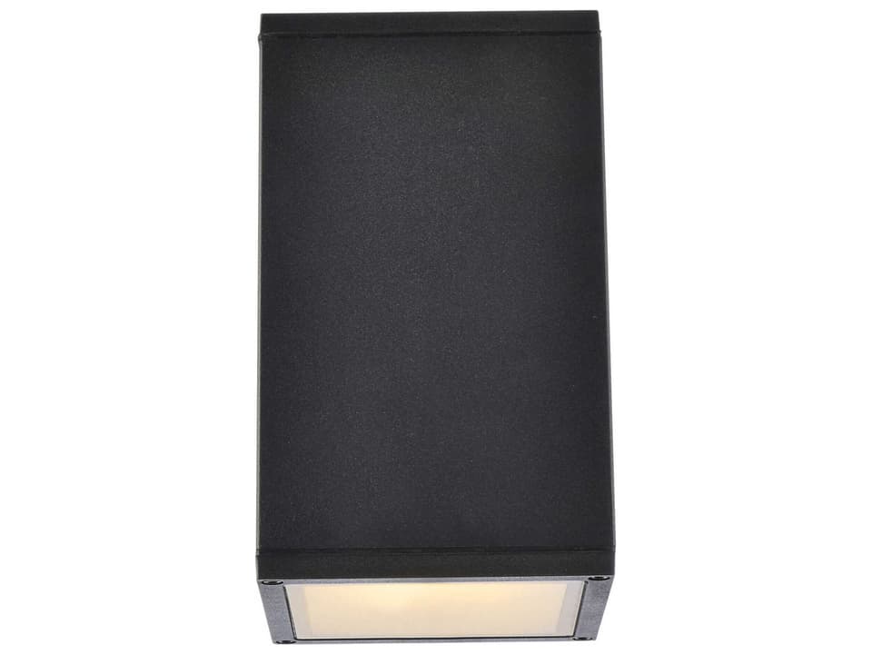 Raine Outdoor Wall Sconce in Black Finish