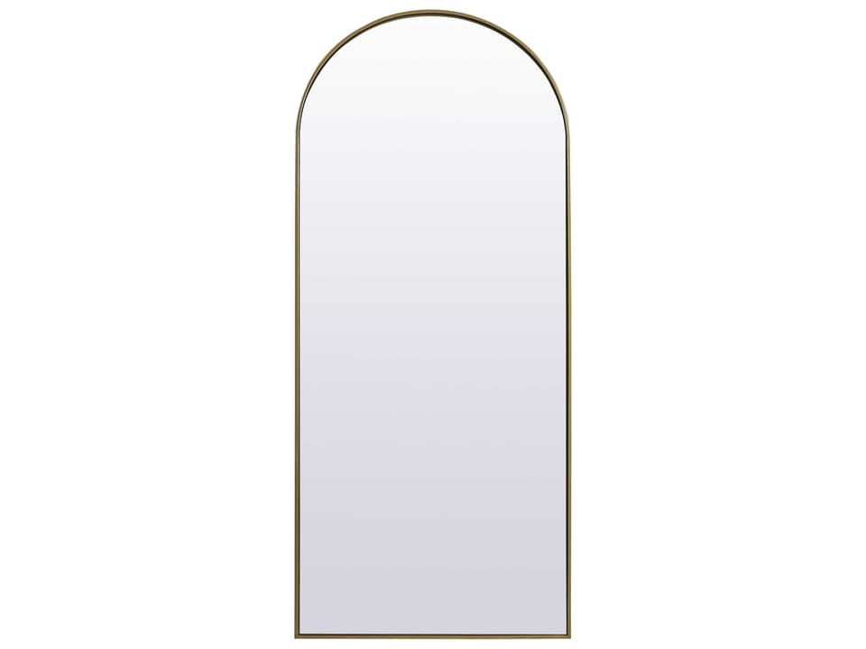 Ayra Brass Arch Floor Mirror