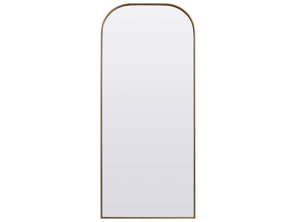 Blaire Brass Arch Floor Mirror