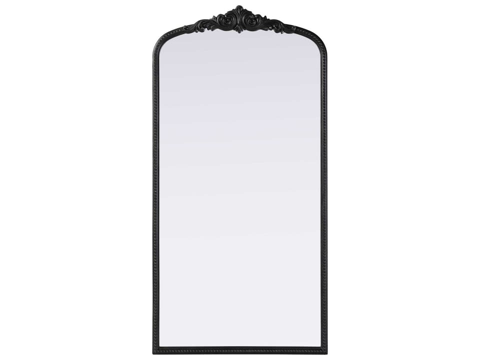 Naomi Arched Distressed Vintage Bronze Wall Mirror