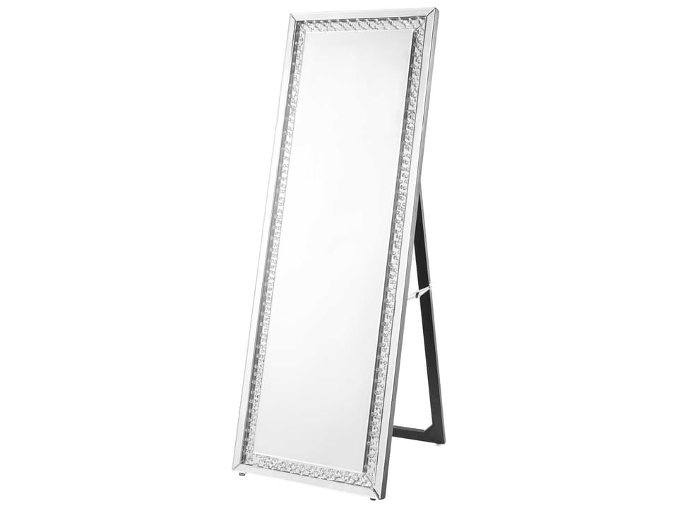 Sparkle Standing Full Length Mirror in Clear Beveled Glass
