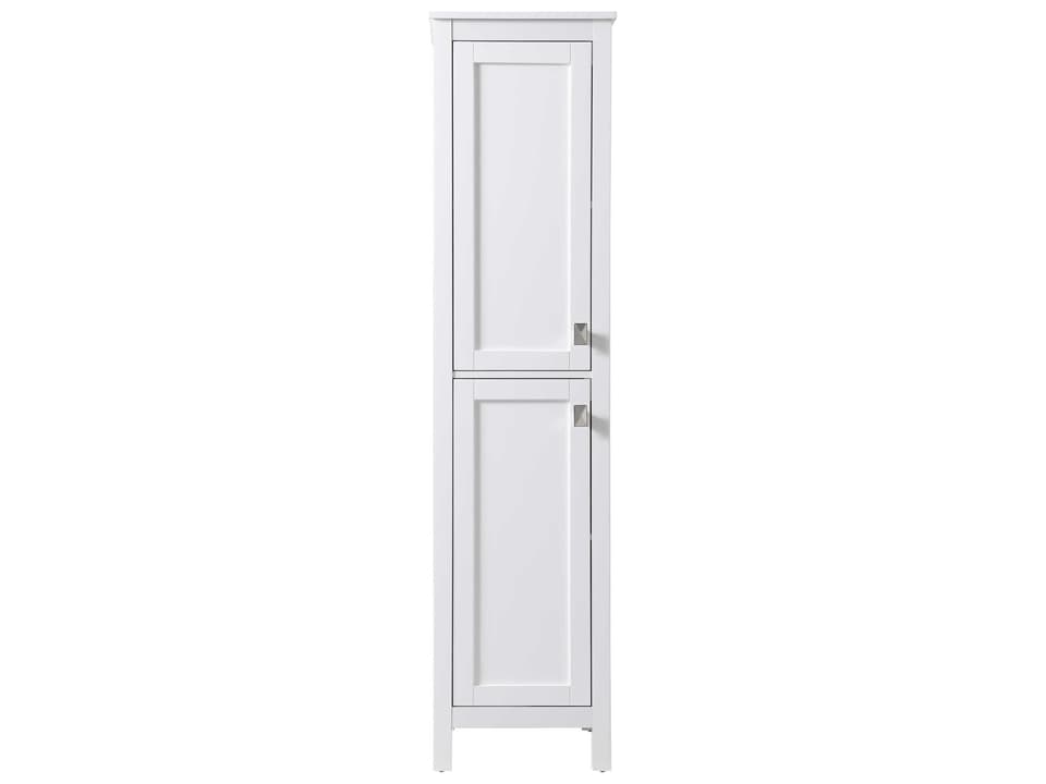 Adian White Bathroom Storage Freestanding Cabinet
