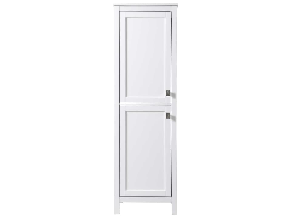 Adian Freestanding Bathroom Storage Cabinet in White
