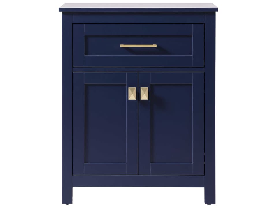 Adian Freestanding Bathroom Storage Cabinet in Blue