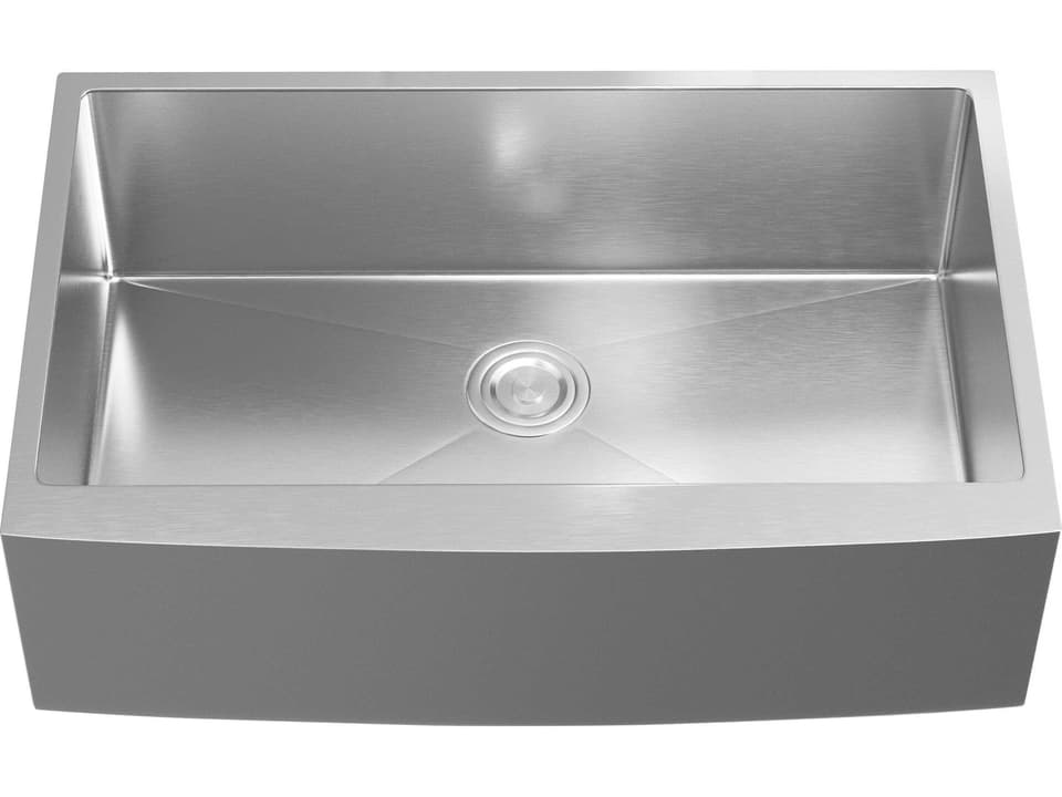 Montgomery Stainless Steel Farmhouse Kitchen Sink Single Bowl Apron Front