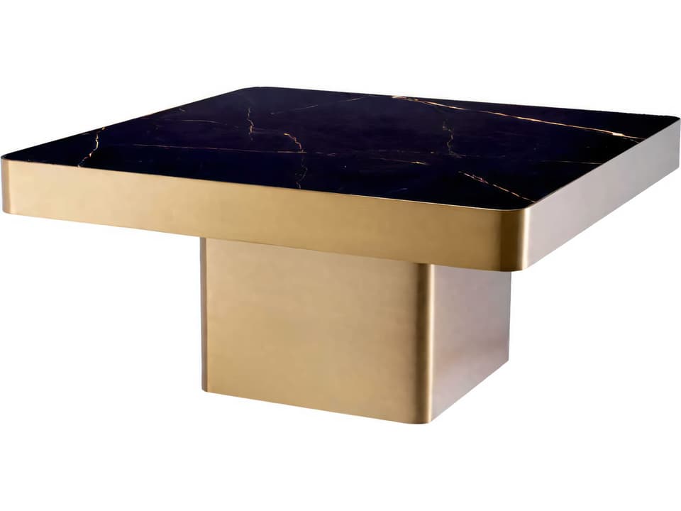 Luxus Brushed Brass Coffee Table