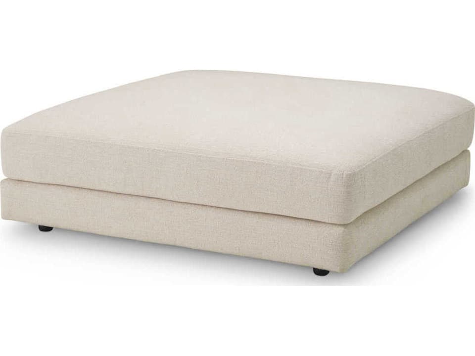 Lounge Club Ottoman Nuoro Beige Upholstered