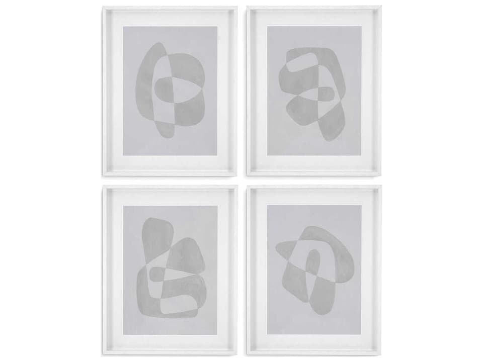 Shape Set of 4 Print Soft