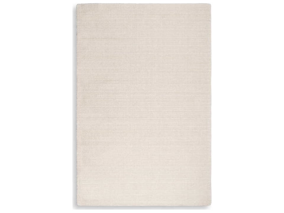 Torrance Hand-Woven Wool Blend Area Rug in Ivory