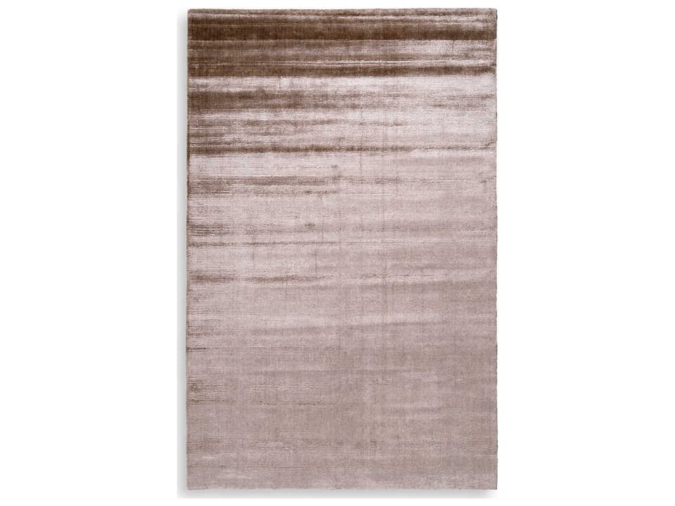 Asuri Hand-Woven Viscose Blend Area Rug in Brown
