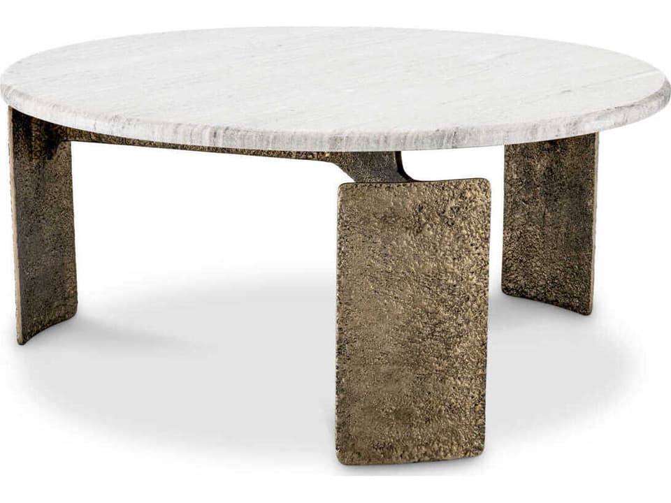 Bodega Antique Brass Coffee Table