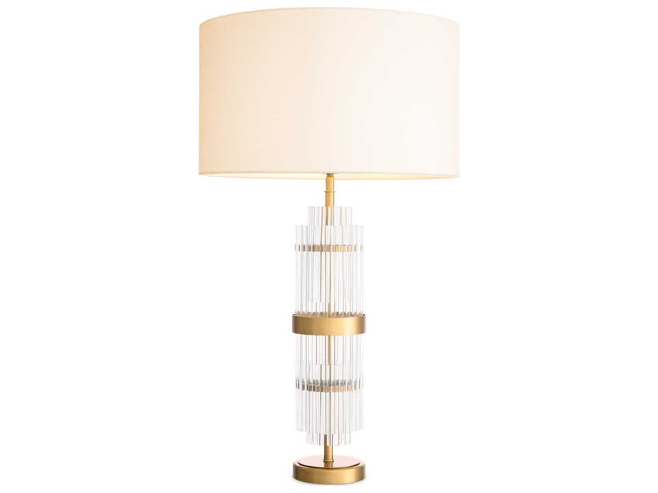 East Table Lamp Antique Brass Finish