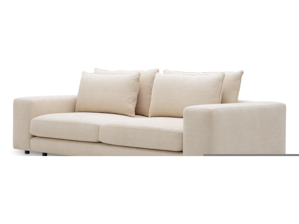 Nuoro Beige Upholstered Sofa