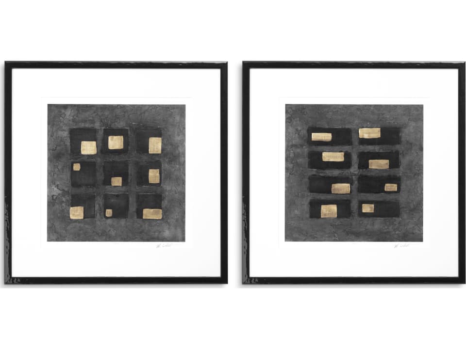 Washed Black Squares