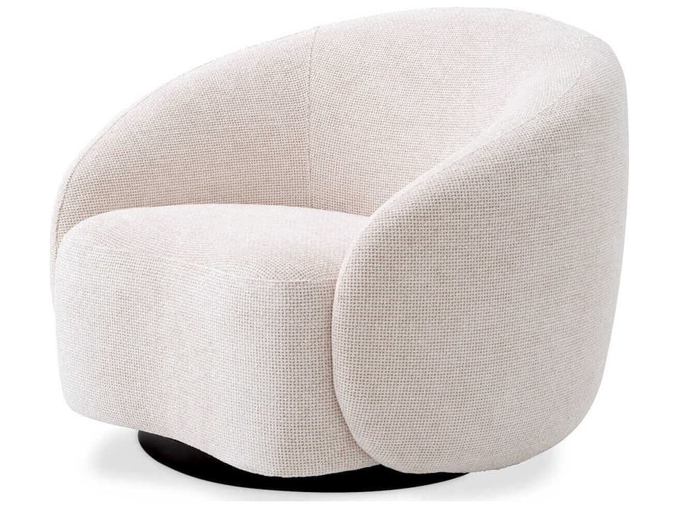 Amore Swivel Chair in Lyssa Off-White