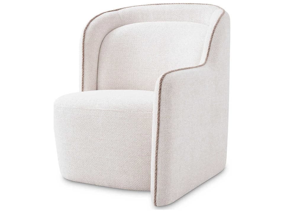 Barrier Lyssa Off-White Fabric Accent Chair