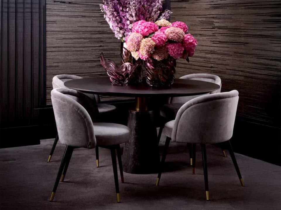 Chloe Oak Wood Dining Room Set