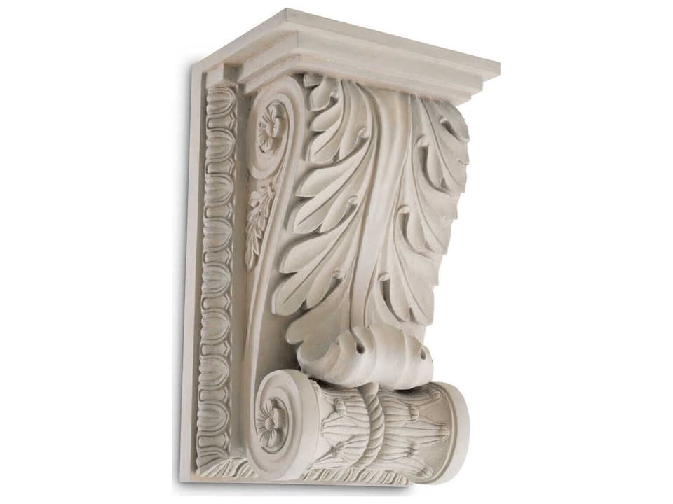 Wall Object Acanthus Scroll from The Met Collection in Sand Finish