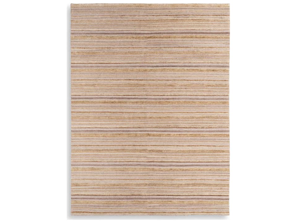 Rug Mansion Hand-Knotted Wool and Jute Area Rug in Natural Tones